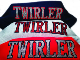 Embroidered Fleece ''Twirler'' Blanket