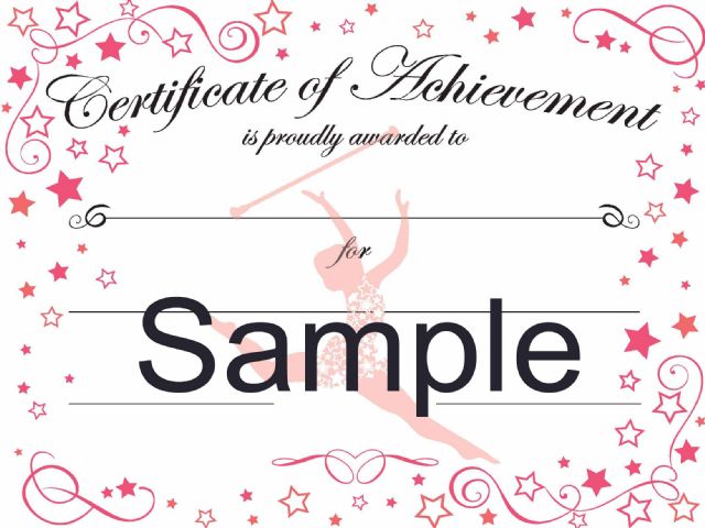 Star Line Baton Co, Inc. | Certificate of Achievement