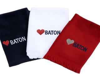 Embroidered ''Love Baton'' Towel